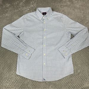 UNTUCKit Button Down Shirt Men’s S Blue Check Long Sleeve Slim Fit William Hill